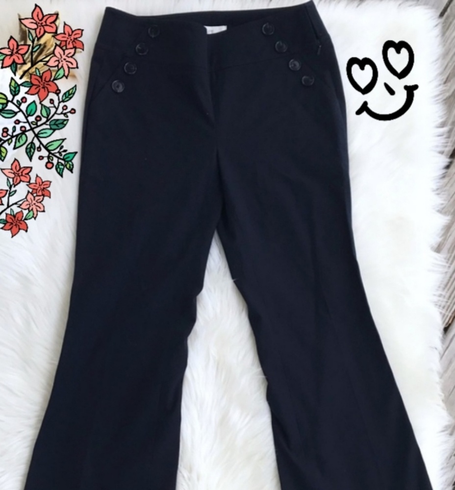 Ann Taylor Loft Navy Sailor Pants NWT
